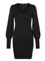 Vero Moda 10311217/Black Hollykarispuff LS v-neck dress