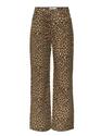 Vero Moda 10330128/Silver Mink Leopard Tessa HR wide stretch Jeans