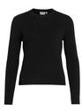 Vila 14084325/Black Comfy o-neck LS knit top NOOS