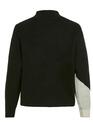 Vila 14094212/Black Cilia mockneck LS jaquard NOOS