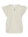 Vila 14097198/Eggnog Sumia o-neck SS top