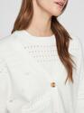 Vila 14102703/White Alyssum Ril v-neck LS cardigan NOOS