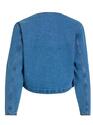 Vila 14103789/Light Blue Denim Reba LS o-neck denim jack NOOS