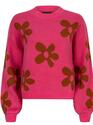 Ydence FC2411/10134 Pink-Camel Daisie Sweater