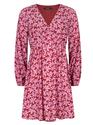 Ydence FS2448/1099 Wine red-lilac flower Jaely Dress