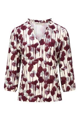 Dreamstar W25-143/Burgundy Mix Gemma top drip print