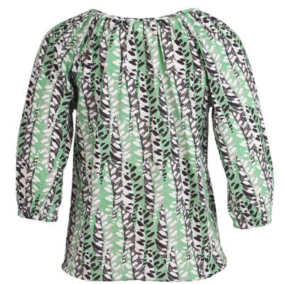 Enjoy Womenswear 183951/324 Klaver Print blousonshirt 3/4mouw