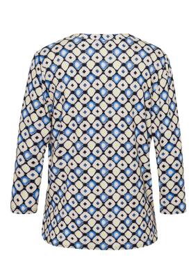 Frank Walder 713425/521081 Print blouse-shirt 3/4 mouw