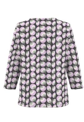Frank Walder 725406/511040 Print shirt 3/4 mw recht model