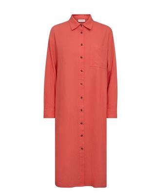 Freequent 126527/Hot Coral Lava shirt dress