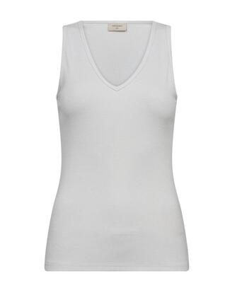 Freequent 204114/Brilliant White Lini tanktop