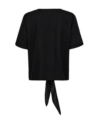 Freequent 204238/Black Lava blouse with tie