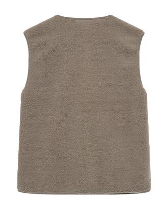 Freequent 207624/Desert Taupe Teddy Waistcoat