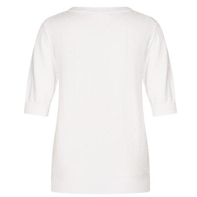 HV Society 0409103711/0001 white Jamie knitted top