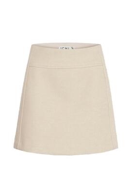 Ichi 20119760/Oatmeal Wooly skirt