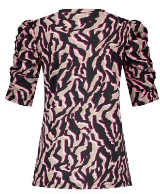 Lady Day L24.396.2325/Zebra Print Tigger Print travel shirt