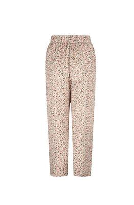 Lofty Manner MS74/White Peach Print Xenna trousers