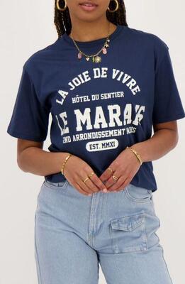 My Jewellery MJ10545/0657 Navy Le Marais T-shirt