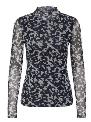 Only 15141298/Blue Graphite Rodeo Erica life mesh LS top NOOS