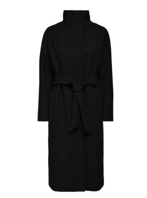 Only 15234634/Black Emma life high neck coat