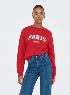 Only 15254183/True Red Sweat life LS crew o.size NOOS