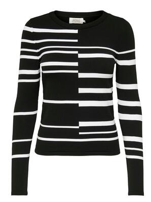 Only 15272704/Black Cally LS block stripe pullover
