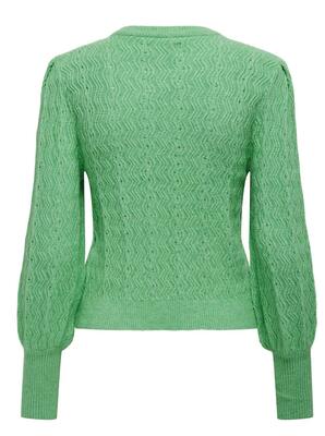 Only 15294087/Island Green Katia LS struc puff o-neck