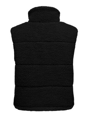 Only 15320630/Black Sandra teddy waistcoat