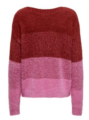 Only 15324232/Syrah/Superpink Maika LS boatneck