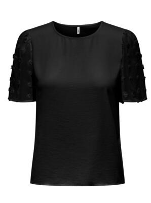 Only 15330735/Black Emery life SS o-neck top