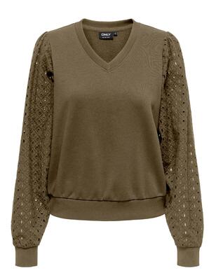 Only 15330983/Cub Donna LS v-neck sweat