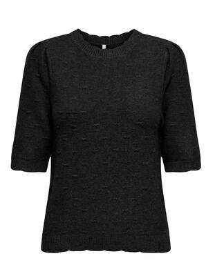 Only 15350776/Black Katia SS structure o-neck
