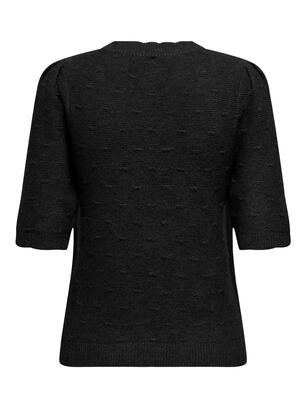 Only 15350776/Black Katia SS structure o-neck
