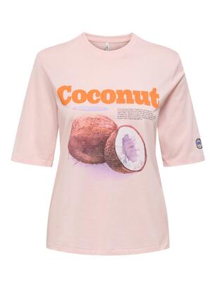 Only 15351369/Mauve/Chalk Coconut Phoebe SS fresh top
