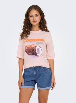 Only 15351369/Mauve/Chalk Coconut Phoebe SS fresh top