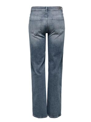Only 15353695/Special Blue Grey Denim Blush mid straight REA558 NOOS