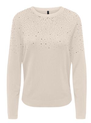 Only 15355228/Birch Anabella LS bling o-neck
