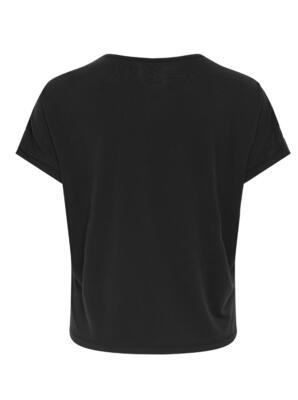 Only 15356193/Black Free life SS lace panel top