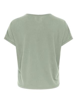 Only 15356193/Desert Sage Free life SS lace panel top