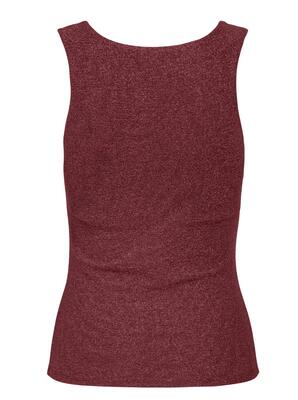 Only 15356494/Chocolate Truffle Lea glitter SL 2-ways top NOOS