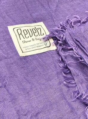 Revelz INTEGRITY/Grape Purple Gemeleerde sjaal, 130 x 200 cm