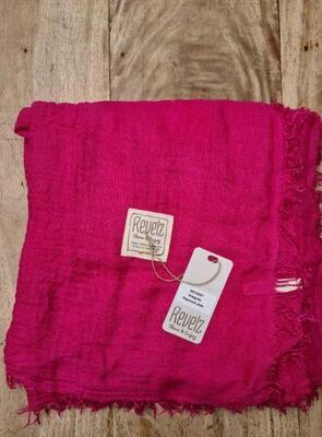 Revelz INTEGRITY/Peacock Pink Gemeleerde sjaal, 130 x 200 cm