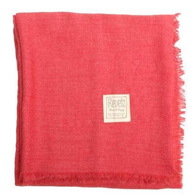 Revelz PRIVILEGE/Crimson red Uni sjaal, 120cm x 185cm