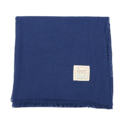 Revelz PRIVILEGE/Gentian Blue Uni sjaal, 120cm x 185cm