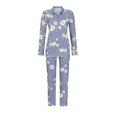 Ringella 2561203/213 Doorknoop pyjama met bloemprin