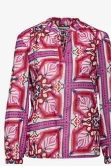 Street One 344657/35755 Print tunic blouse frill LQR