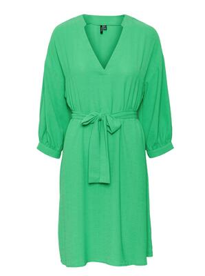 Vero Moda 10284134/Bright Green Pye 3/4 dress