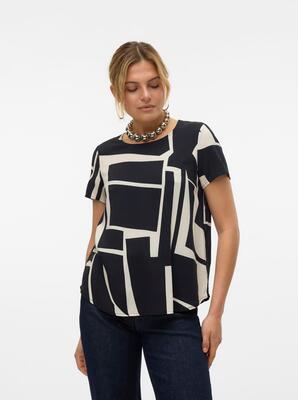 Vero Moda 10297345/Black Liza Easy joy SS top