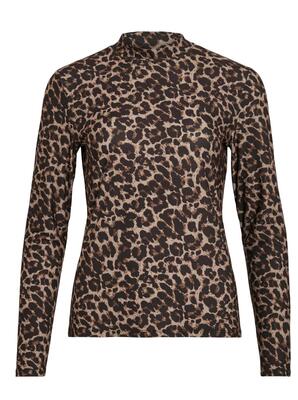 Vila 14066134/Nomad Leo Leoa LS high neck top NOOS
