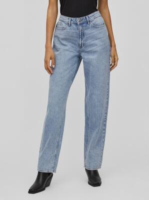 Vila 14084730/Light Blue Denim Kelly Jaf HW straight Jeans 32